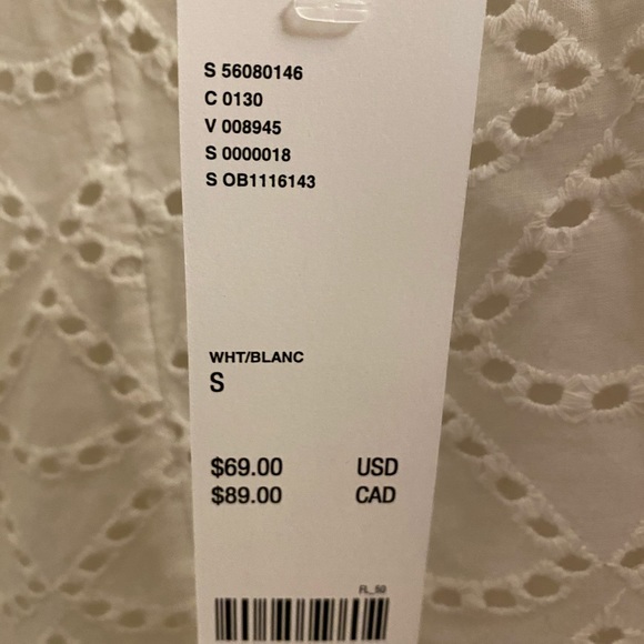 Urban Outfitters Eyelet Lace Minidress NWT - Picture 3 of 4